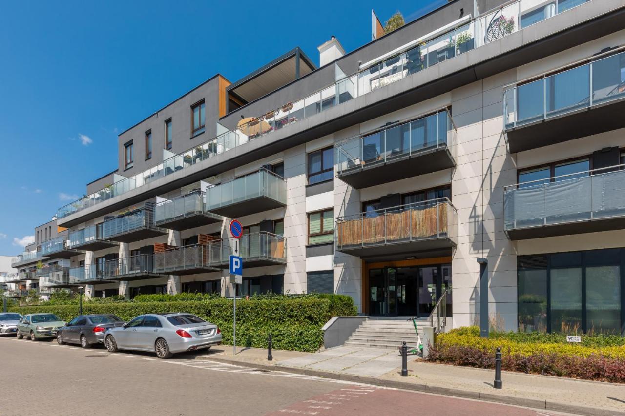 Sarmacka Apartment With Balcony Warsaw Wilanow By Noclegi Renters ภายนอก รูปภาพ