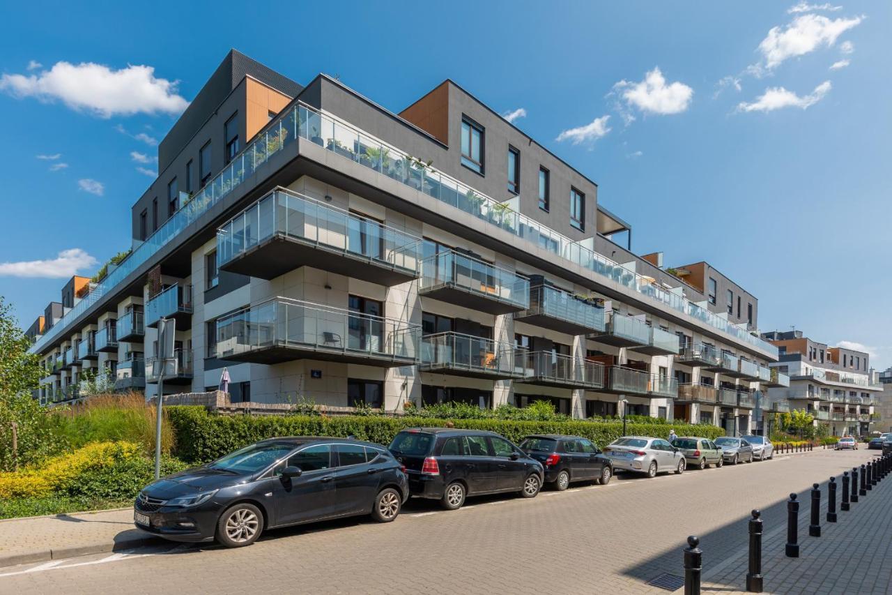 Sarmacka Apartment With Balcony Warsaw Wilanow By Noclegi Renters ภายนอก รูปภาพ