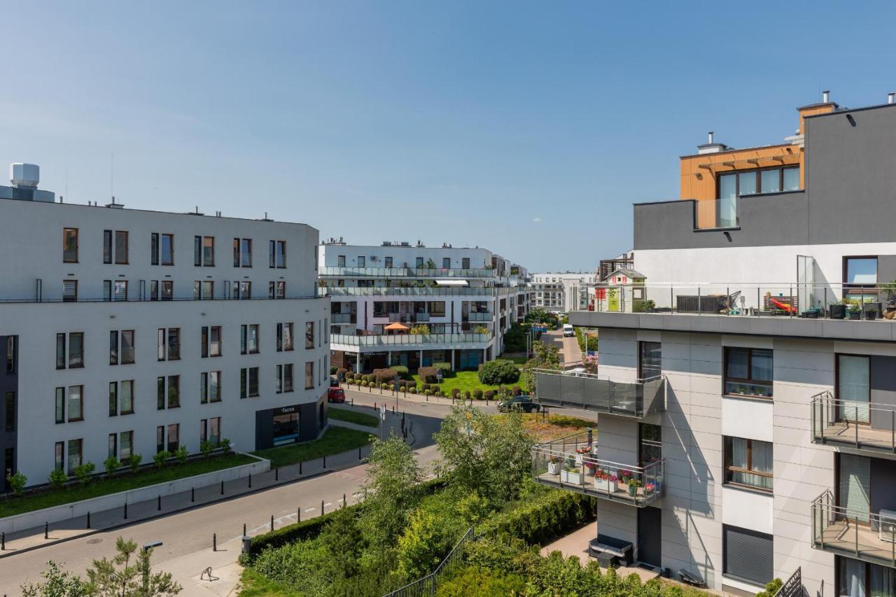 Sarmacka Apartment With Balcony Warsaw Wilanow By Noclegi Renters ภายนอก รูปภาพ