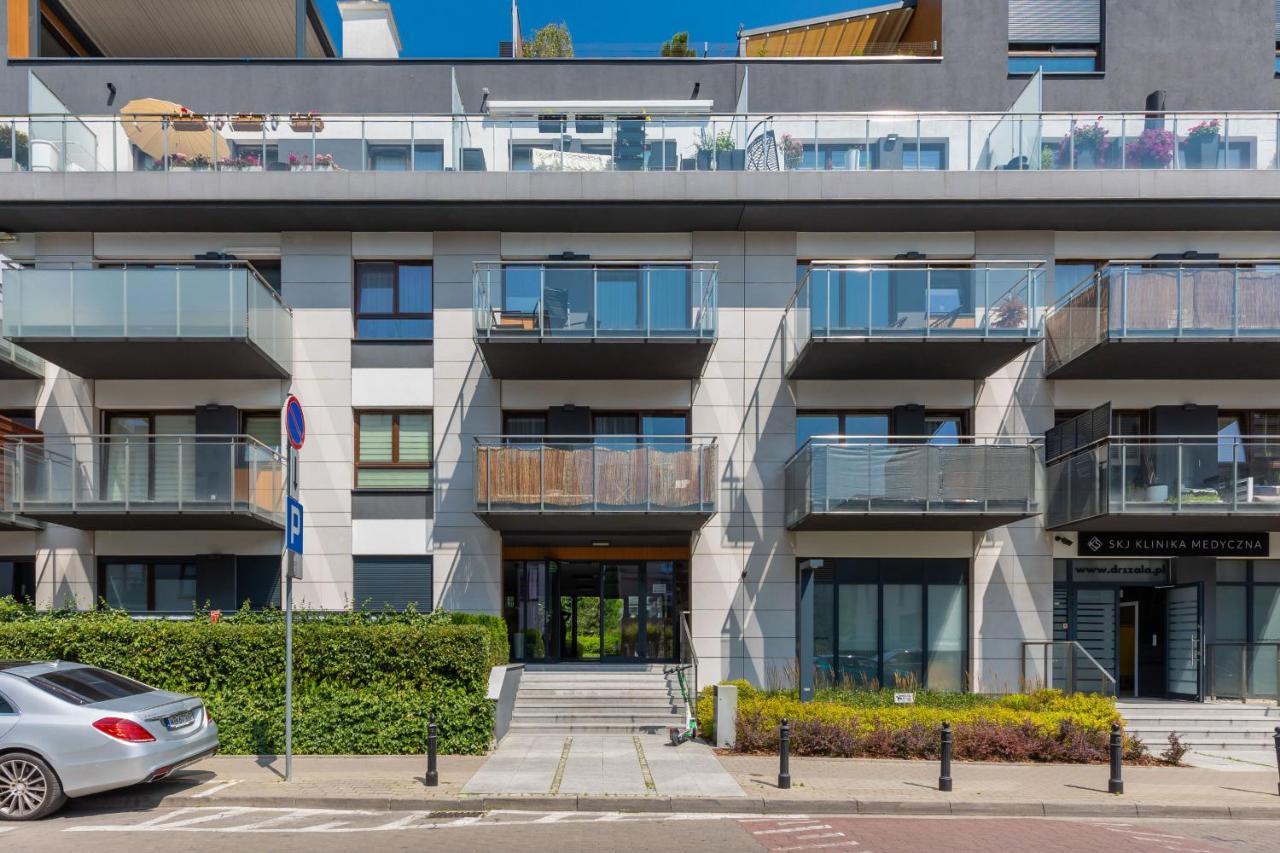 Sarmacka Apartment With Balcony Warsaw Wilanow By Noclegi Renters ภายนอก รูปภาพ